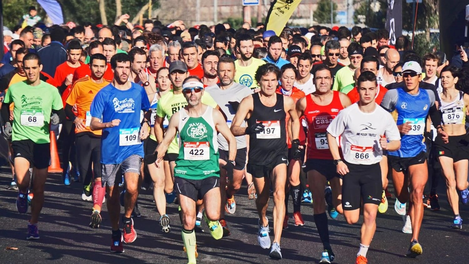 Start biegu ulicznego